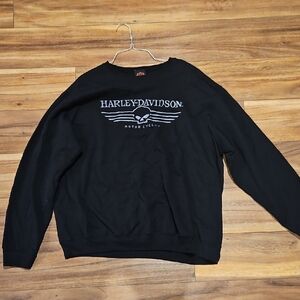Harley-Davidson Black Crewneck Sweater